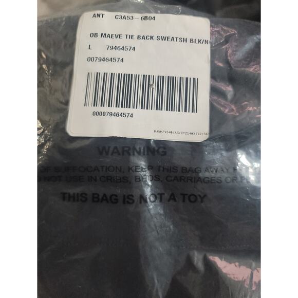 Anthropologie Maeve Corset Sweatshirt - New - Size Large - Picture 5 of 5